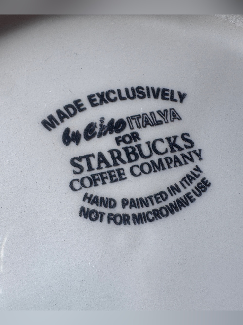 90's Starbucks Ciao Italya Ceramic Pitcher by Bellini - Picture 7 of 7